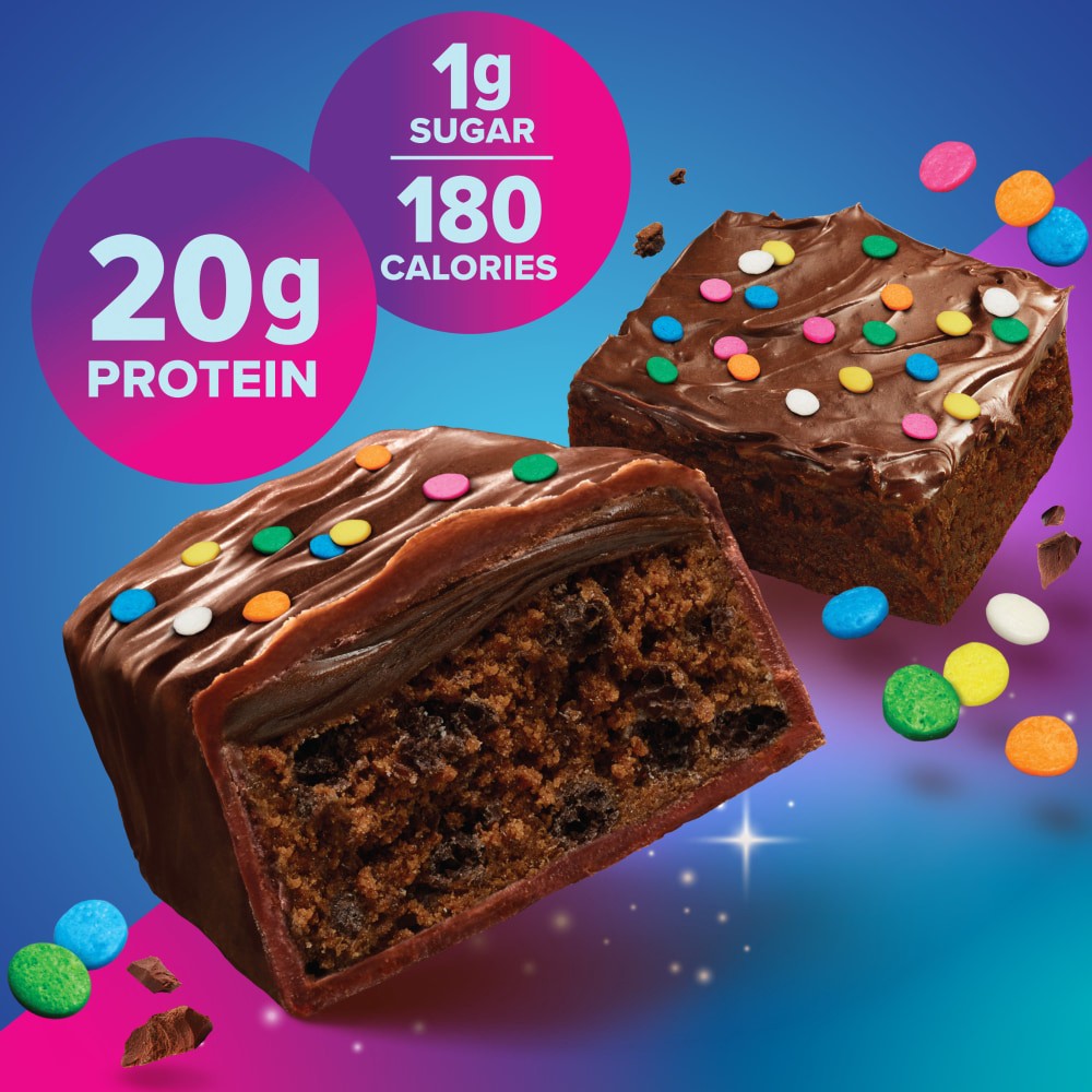 slide 2 of 5, Pure Protein Galactic Brownie Gluten Free Bar, 12 ct; 1.76 oz