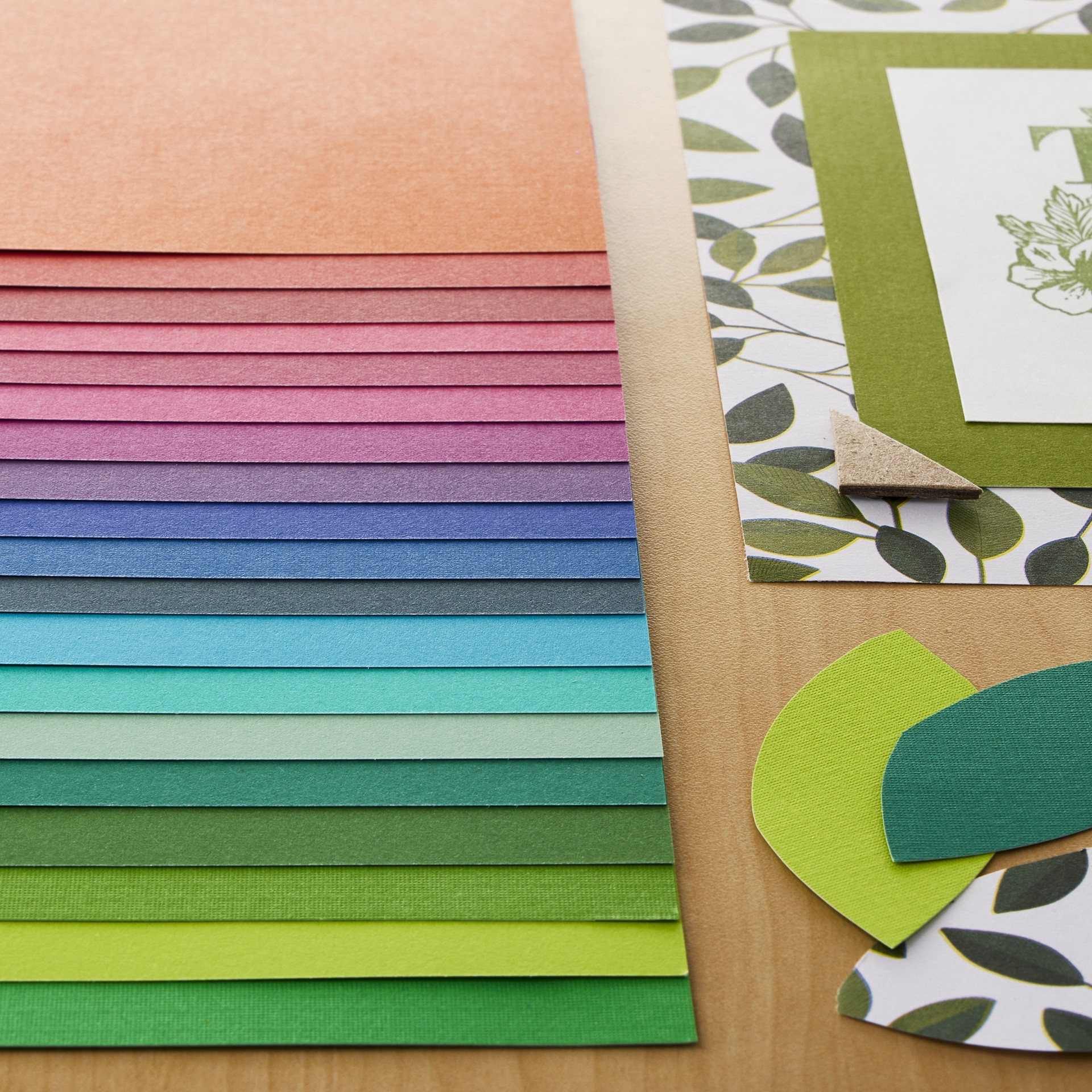 slide 3 of 3, Jewel Colors 4.5" X 6.5" Textured Paper Pad By Recollections, 87 Sheets, 4.5 in x 6.5 in