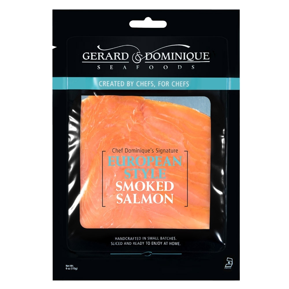 slide 2 of 2, Gerard & Dominique European Style Smoked Salmon, 6 oz