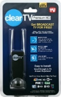 slide 1 of 1, Clear Tv Premium Hd Antennae - Silver/Black, 1 ct