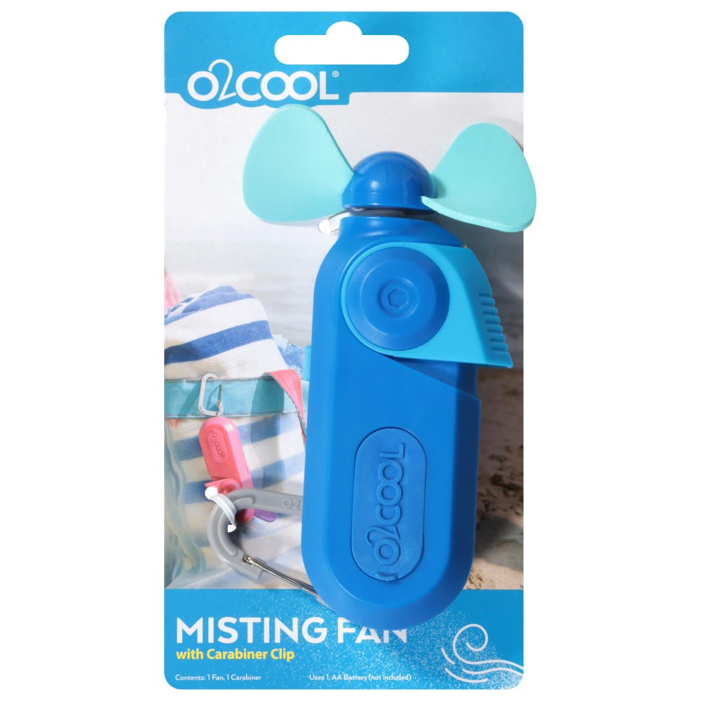 slide 4 of 6, O2COOL Sport Carabiner Mist Fan, 1 ct