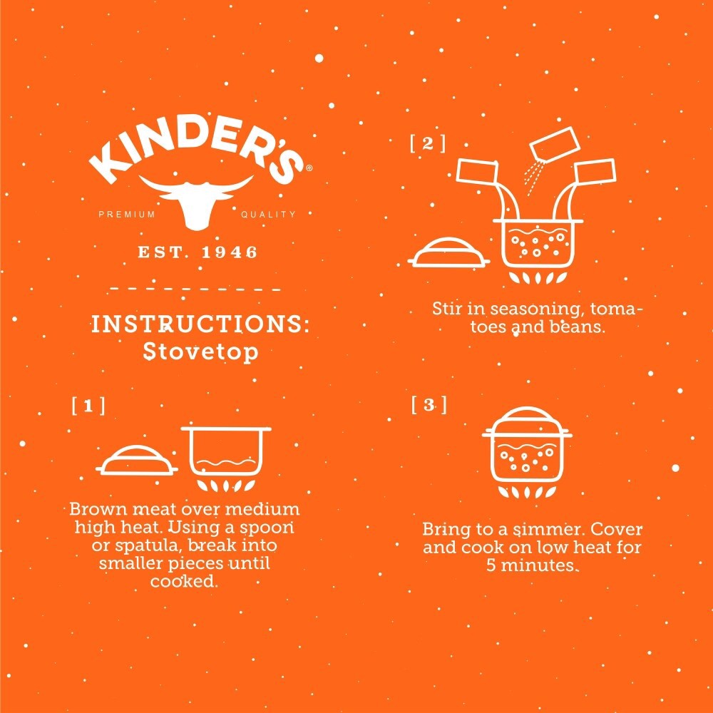 slide 4 of 5, Kinder's Mild Chili Seasoning Mix 1.1 oz, 1.1 oz