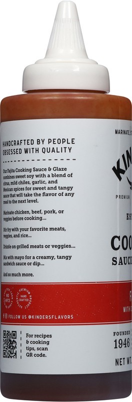 slide 2 of 5, Kinder Fajita Sauce, 15.5 oz