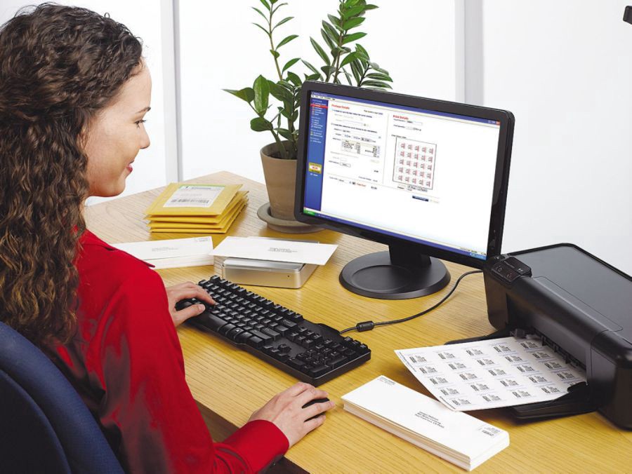 slide 6 of 8, Avery 08165, Shipping Labels with Ultrahold Ad & TrueBlock, Inkjet, 8 1/2 x 11, White, 25 ct