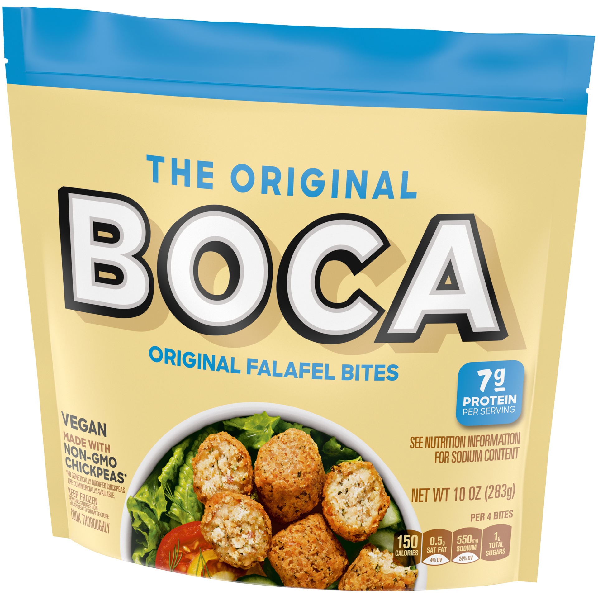 slide 3 of 6, BOCA Original Vegan Falafel Bites with Non-GMO Chickpeas, 10 oz