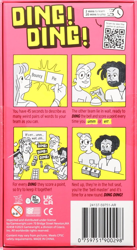 slide 2 of 4, Big Potato Games 4 - 10 Players You Can't Say Umm 1 ea, 1 ct