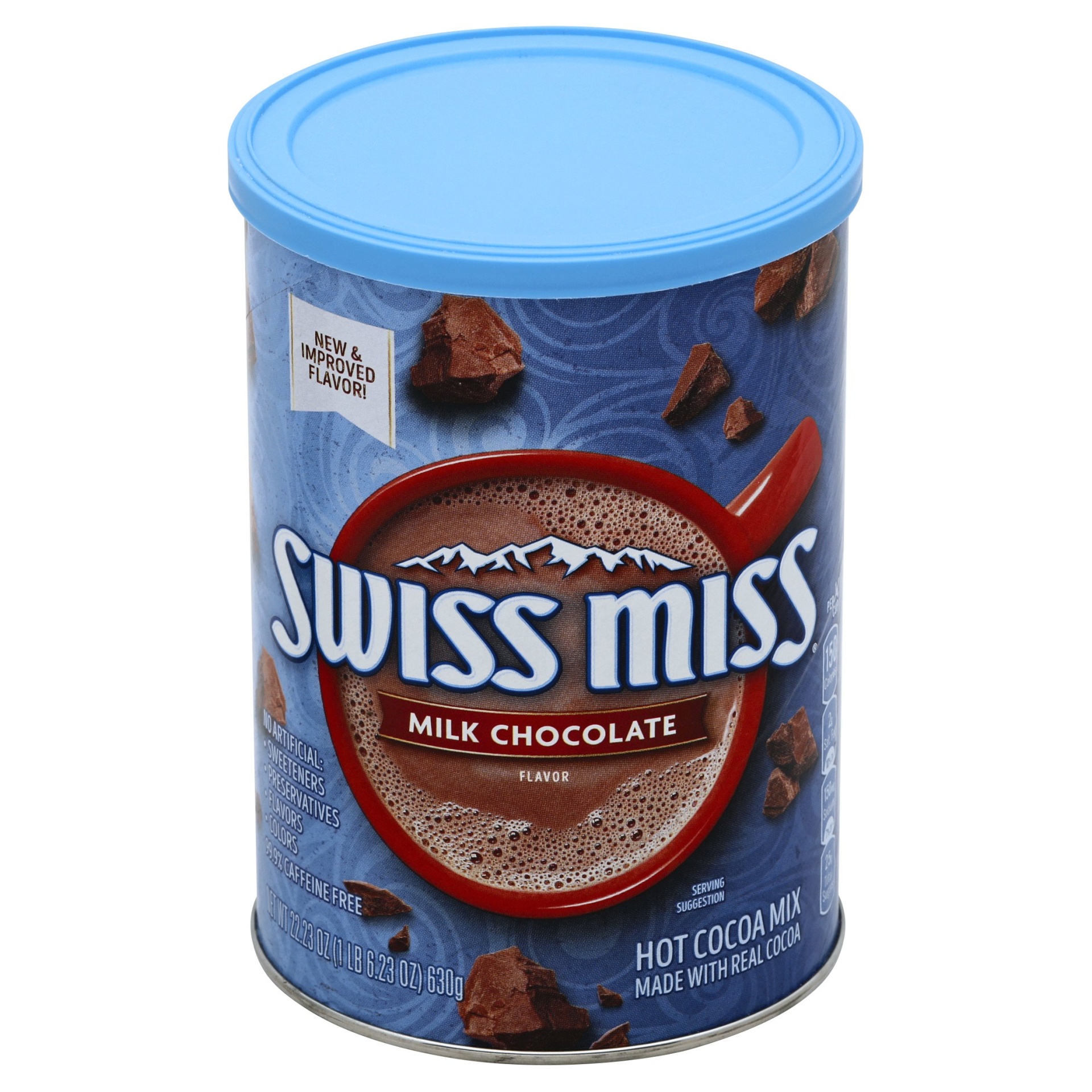 slide 1 of 1, Swiss Miss Milk Chocolate Flavored Hot Cocoa Mix, 22.23 oz