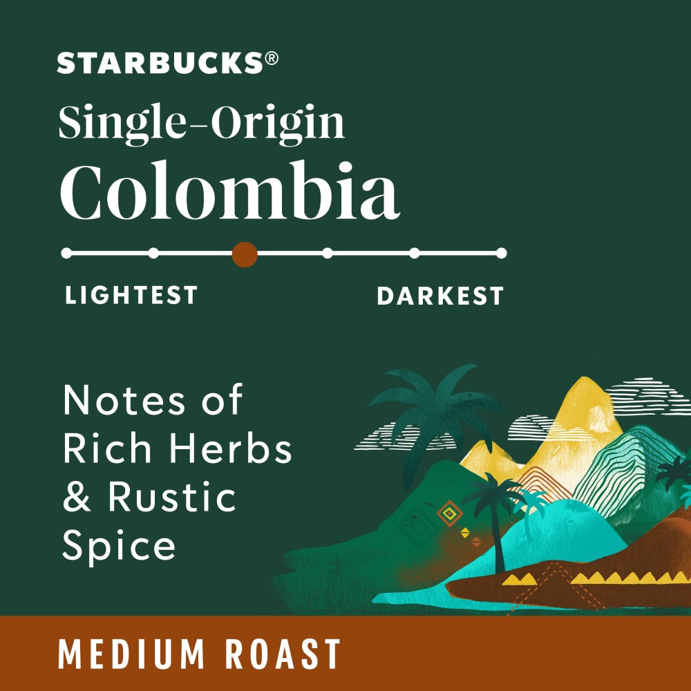 slide 4 of 5, Starbucks Via Instant Colombia Medium Roast Instant Coffee Packets, 8 ct, 8 ct