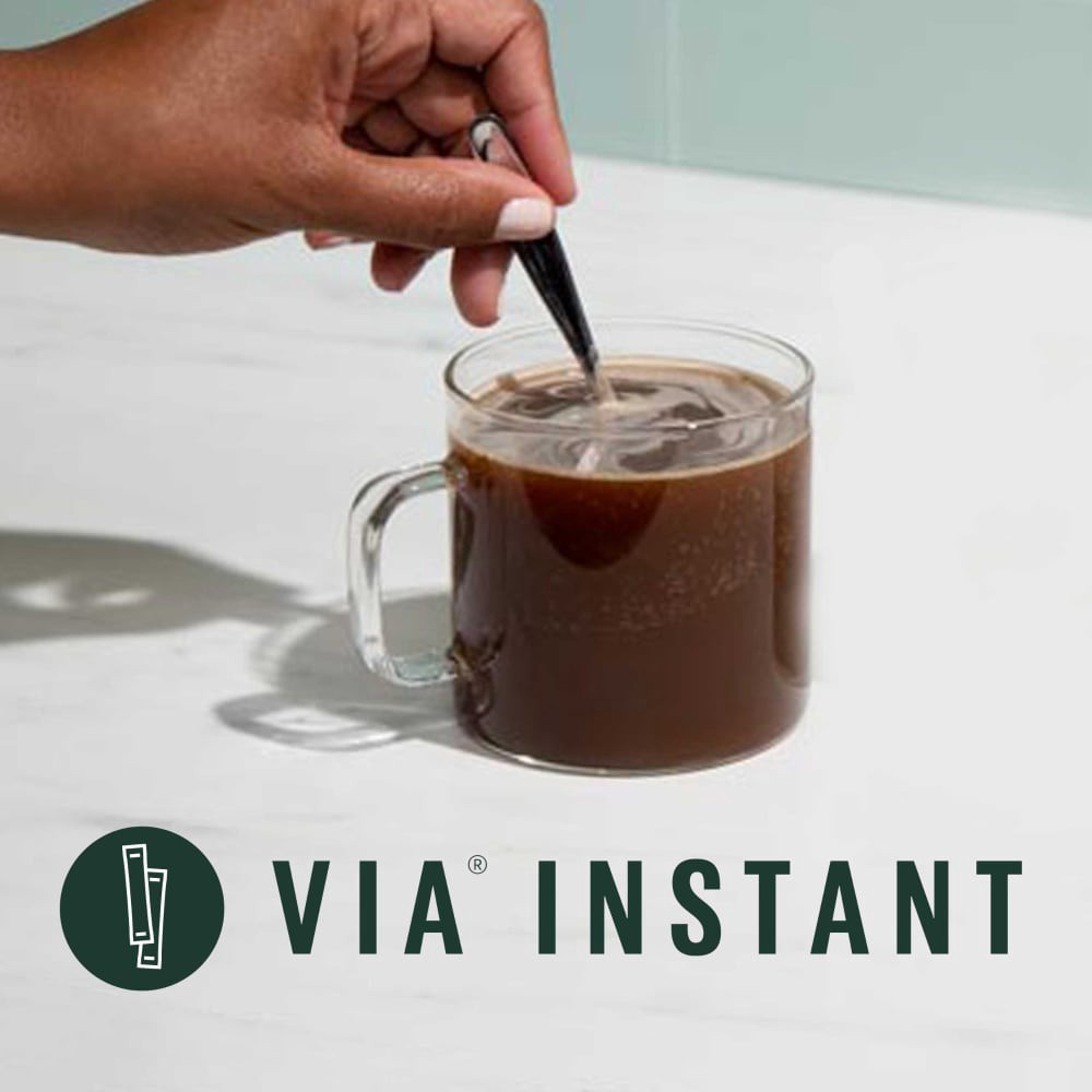 slide 2 of 5, Starbucks Via Instant Colombia Medium Roast Instant Coffee Packets, 8 ct, 8 ct