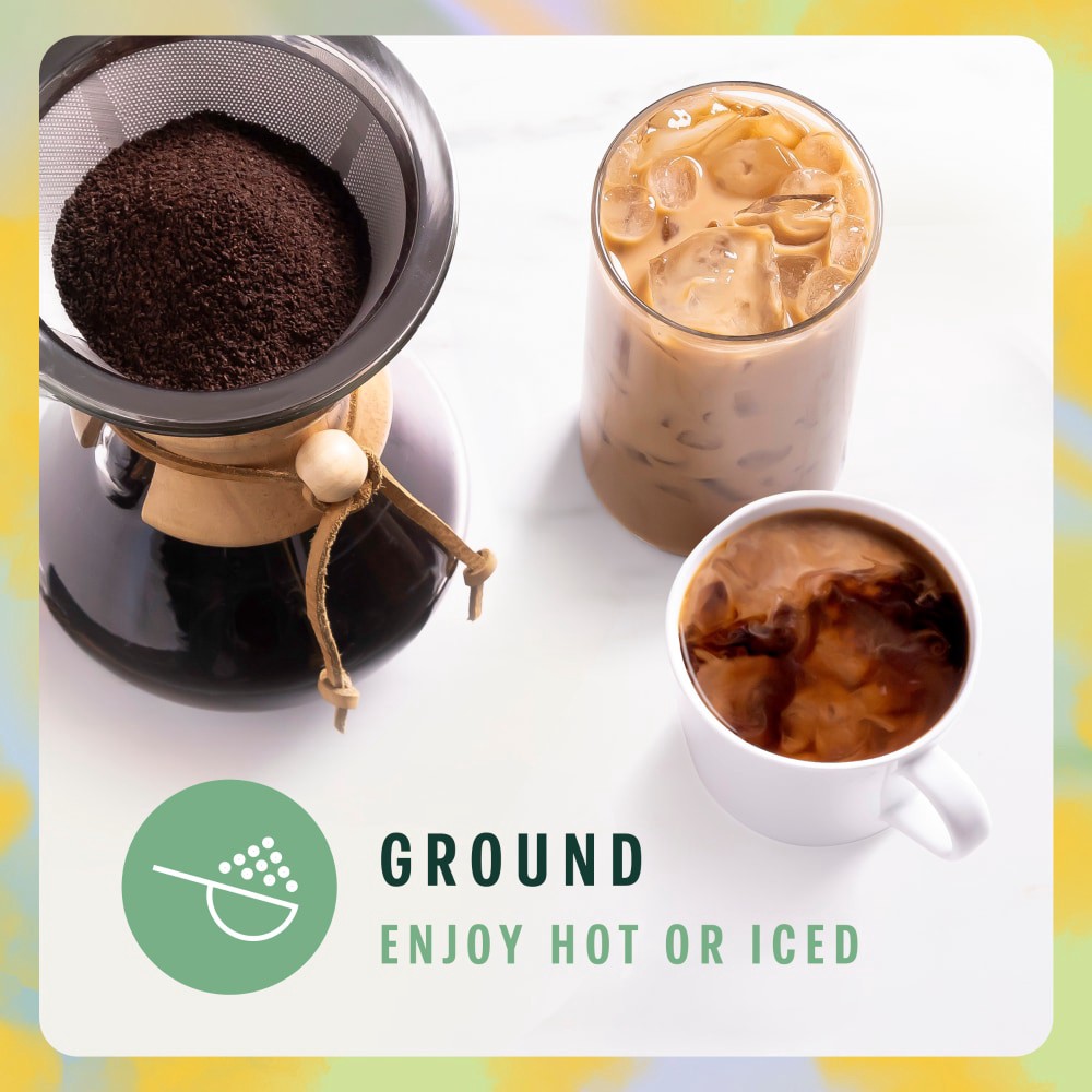 slide 2 of 6, Starbucks Ground Coffee, Medium Light Roast Coffee, Mountain Blend, 100% Arabica, Limited Edition, 1 Bag (10 Oz), 10 oz