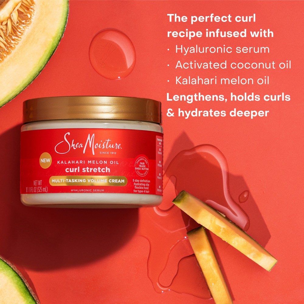 slide 2 of 5, SheaMoisture® Hair Care Curl Stretch Elongating Cream, 11 fl oz