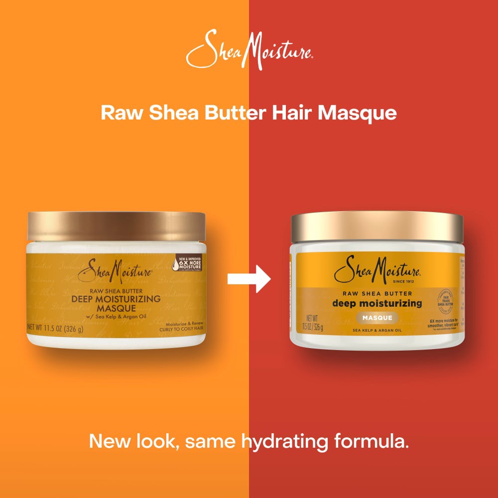 slide 4 of 6, SheaMoisture Moisture Retention Shampoo Raw Shea Butter, 12 oz