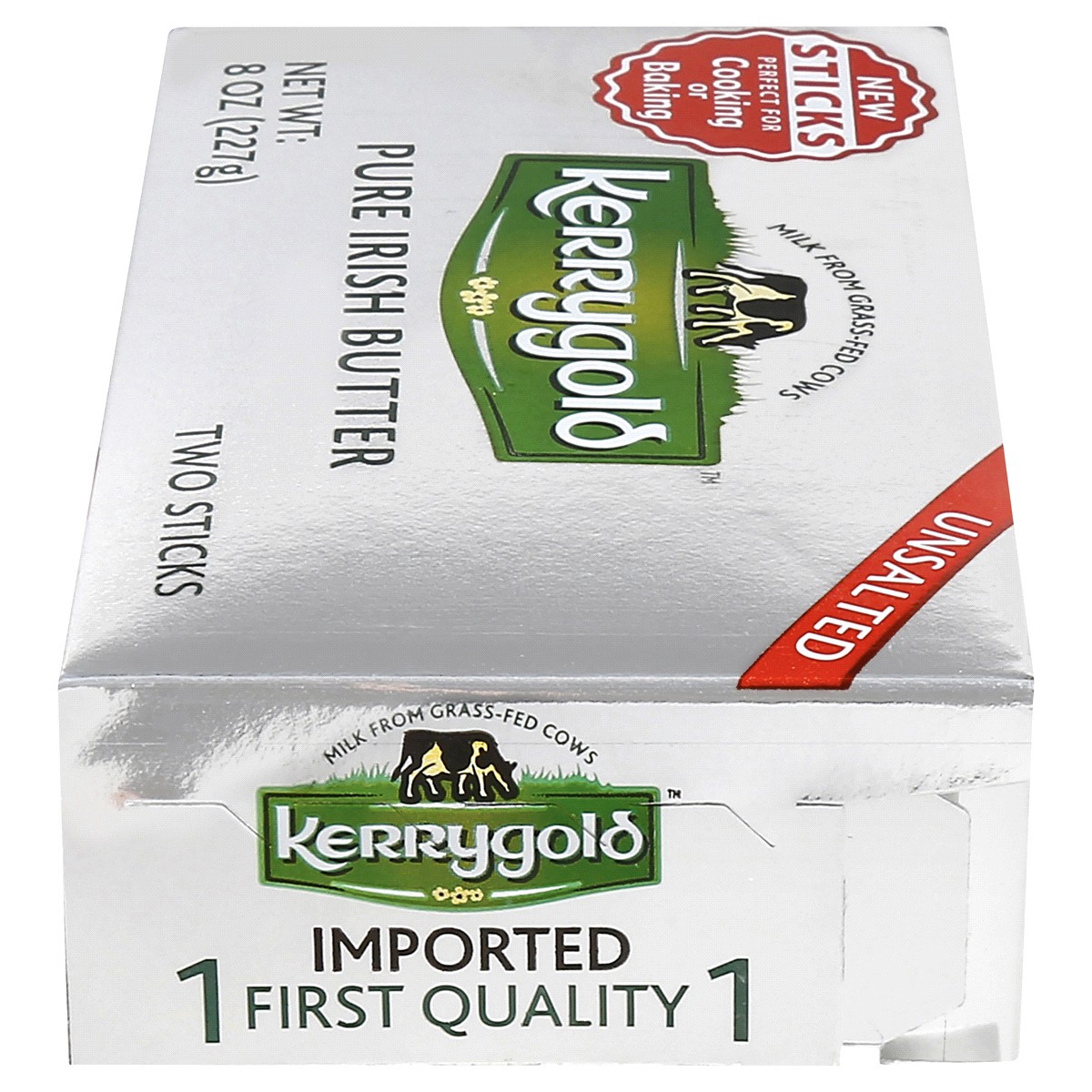 slide 3 of 7, Kerrygold Pure Irish Unsalted Butter Sticks 2 ea, 2 ct
