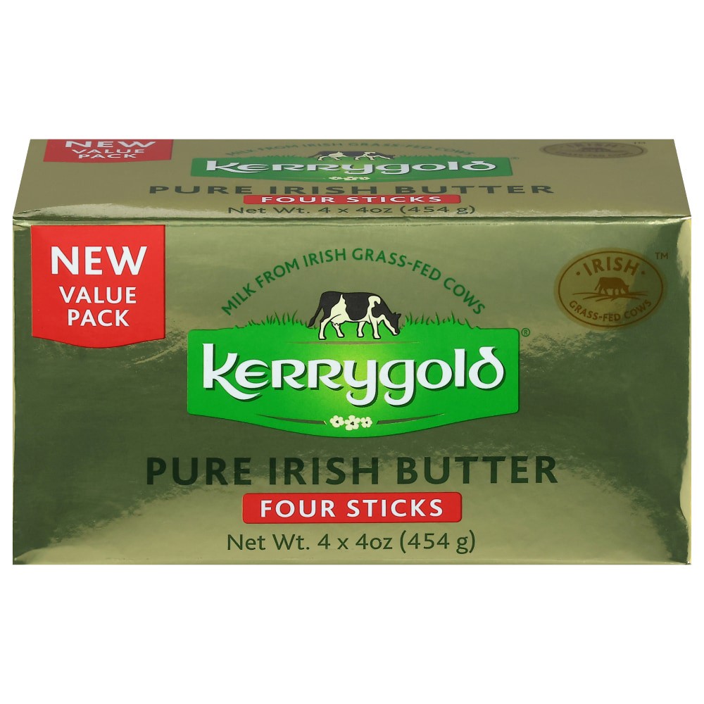 slide 4 of 6, Kerrygold Salted Butter Sticks, 16 oz