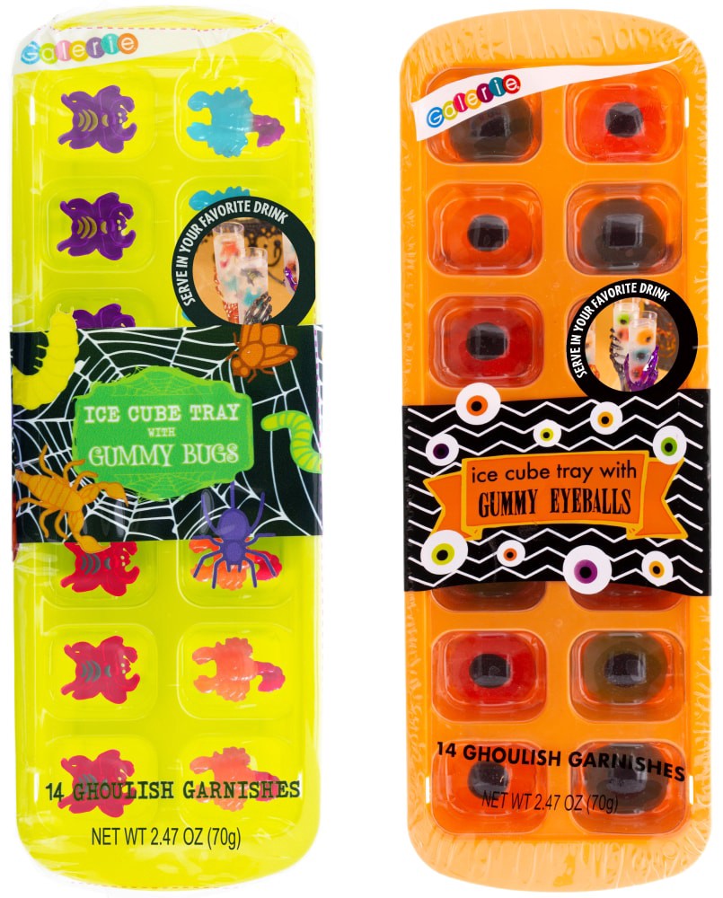 slide 1 of 1, Galerie Ice Cube Tray With Gummy Halloween Treats, 1 ct