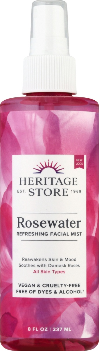 slide 8 of 9, Heritage Store Rose Petals Rosewater Spray, 8 oz
