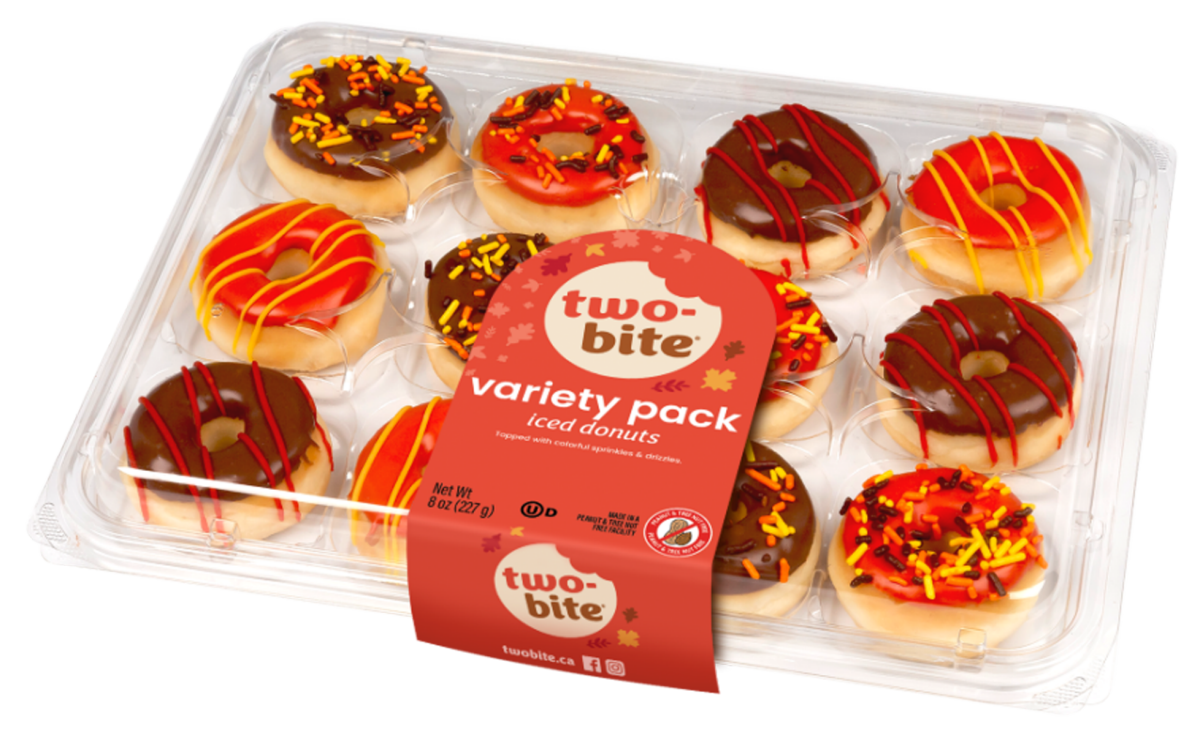 slide 1 of 1, Fall Assorted Mini Donuts, 8 oz