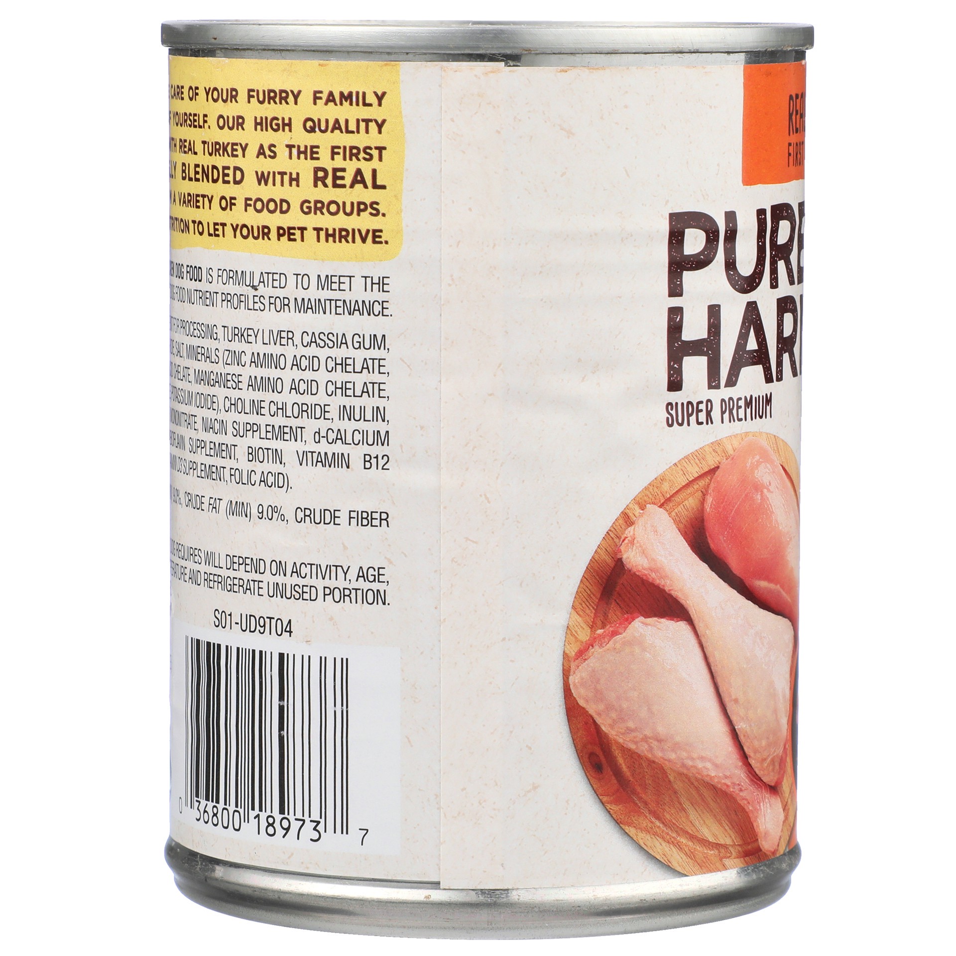 slide 4 of 6, Pure Harmony Super Premium Grain Free Turkey & Chicken Dog Food 12.5 oz, 12.5 oz
