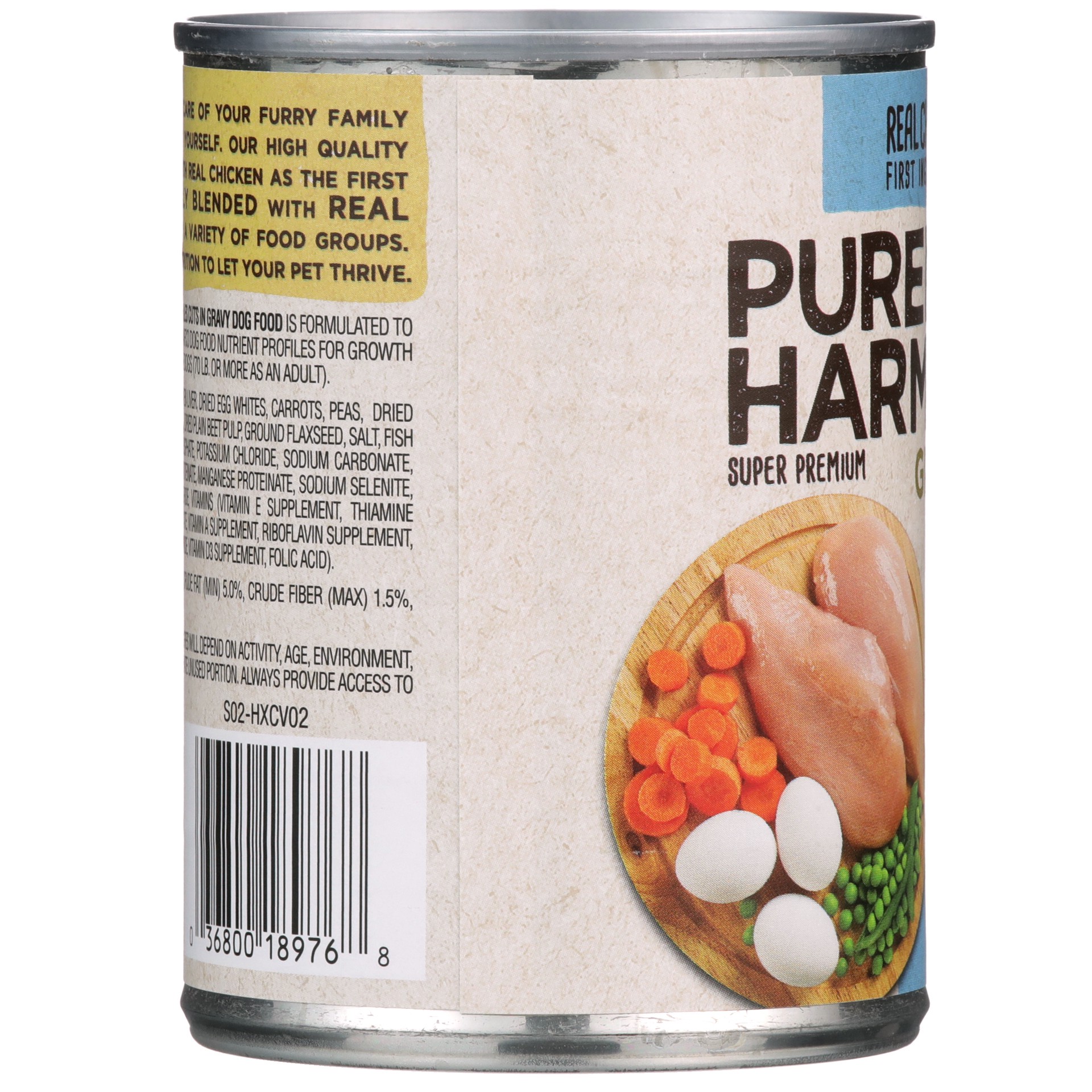 slide 3 of 6, Pure Harmony Super Premium Grain Free Dog Food with Chicken & Vegetables Cuts in Gravy 13.2 oz, 13.2 oz