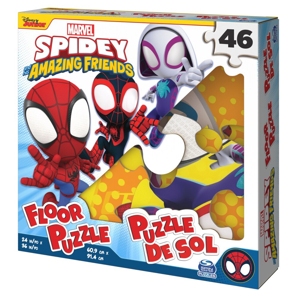 slide 2 of 5, Marvel Spidey And His Amazing Friends Floor Puzzle, 1 ct