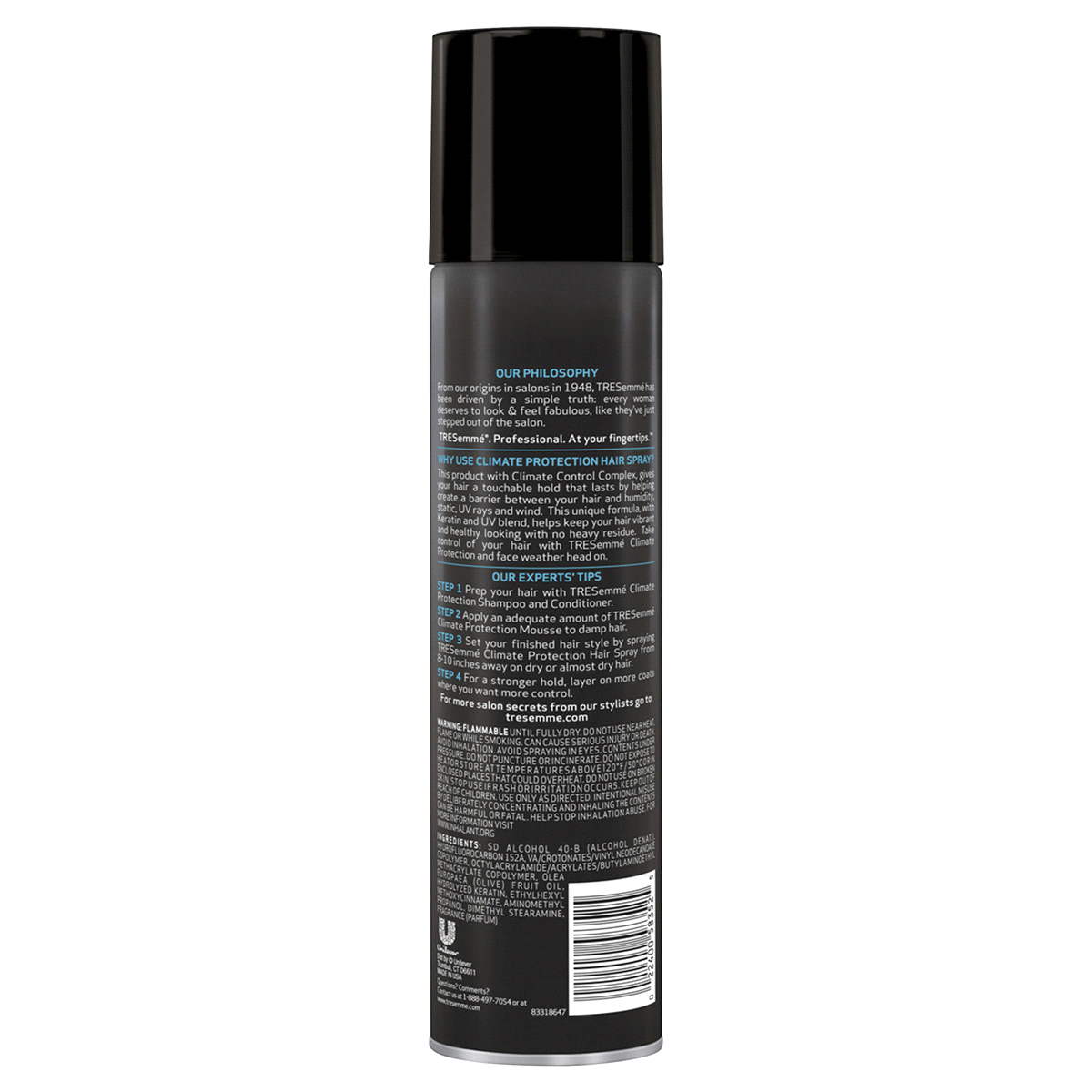 slide 2 of 2, TRESemmé Climate Protection Hair Spray, 7.7 oz