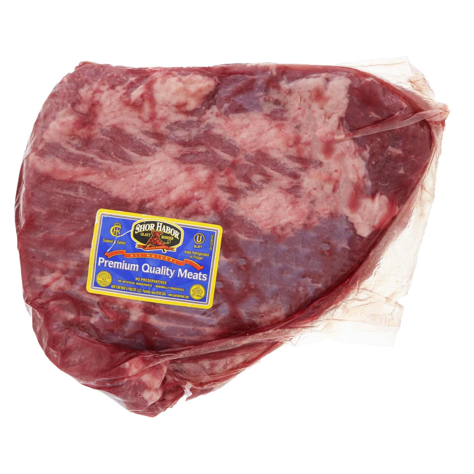 slide 1 of 1, Meal Mart Kosher Beef Brisket Flat, per lb