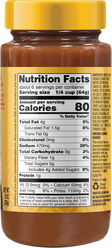 slide 2 of 5, Tasty Bite Indian Curry Simmer Sauce, 13 oz