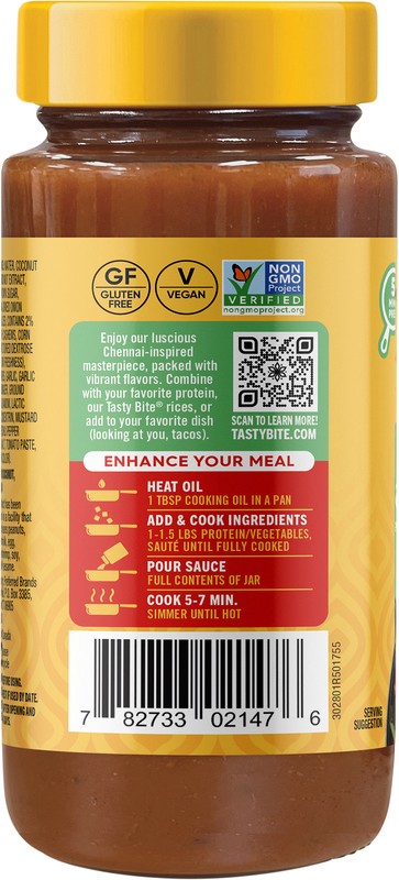 slide 4 of 5, Tasty Bite Indian Curry Simmer Sauce, 13 oz