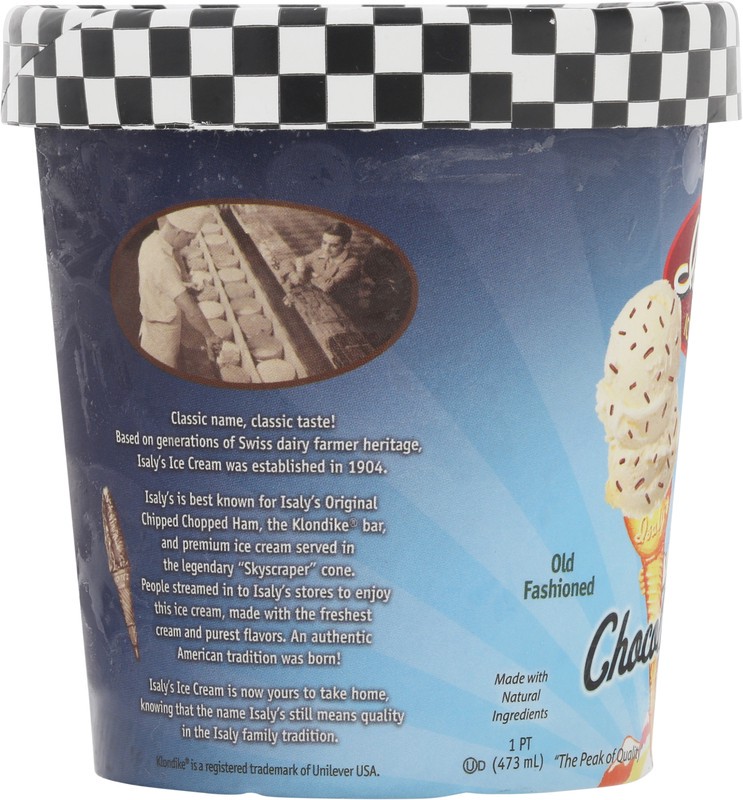 slide 4 of 5, Isalys Premium Chocolate Chip Ice Cream, 16 oz