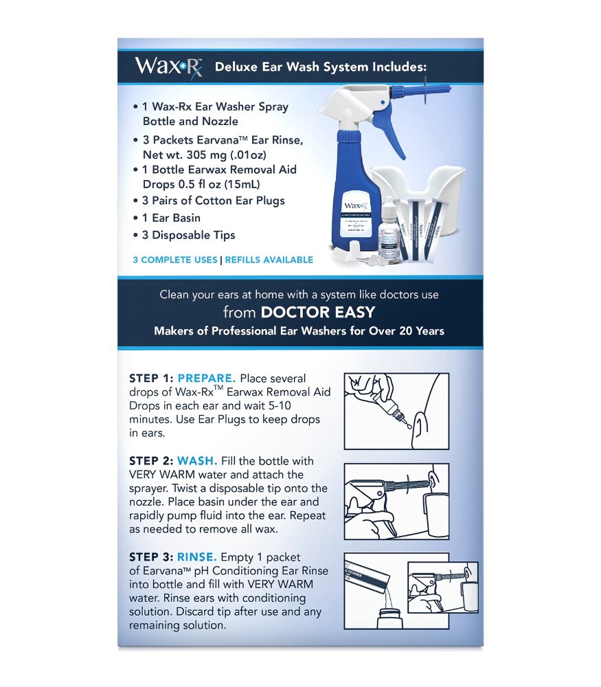 slide 2 of 6, Waxrx Deluxe Ear Wash System, 1 ct