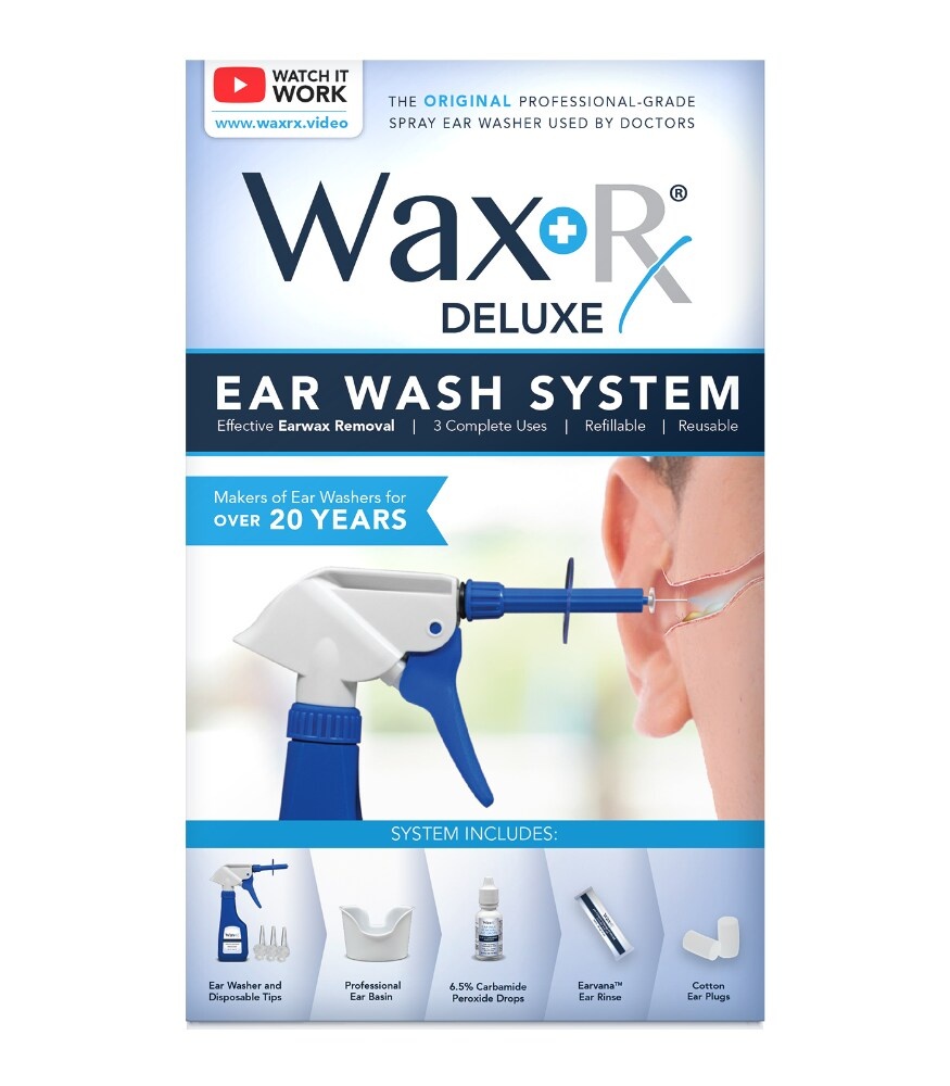slide 1 of 6, Waxrx Deluxe Ear Wash System, 1 ct