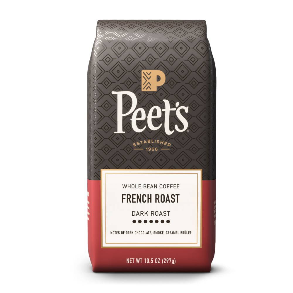 slide 6 of 6, Peet's Coffee Dark Roast French Roast Whole Bean Coffee - 10.5 oz, 10.5 oz