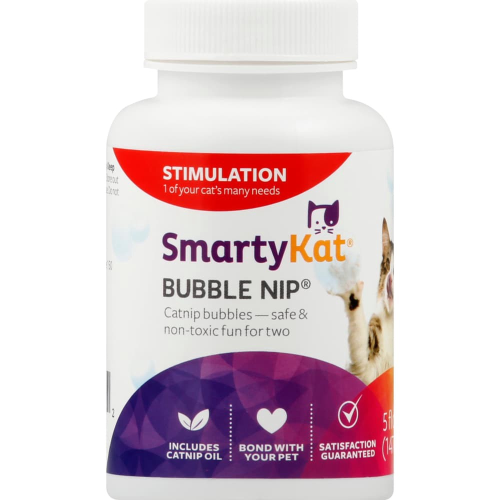 slide 2 of 2, Smartykat Catnip Bubbles, 5 fl oz