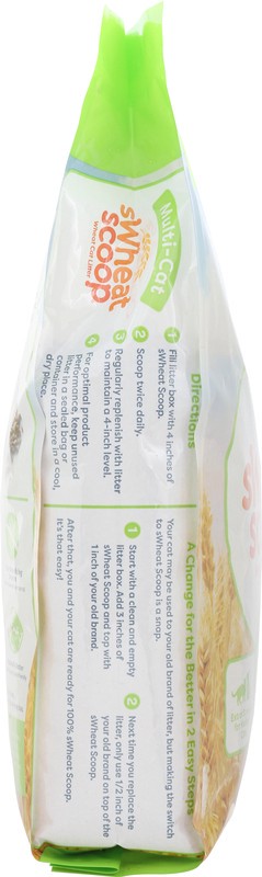 slide 2 of 4, sWheat Scoop Wheat Multi-Cat Cat Litter 14 lb, 14 lb