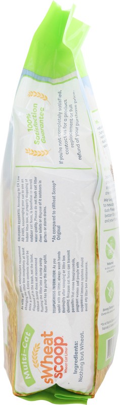 slide 4 of 4, sWheat Scoop Wheat Multi-Cat Cat Litter 14 lb, 14 lb