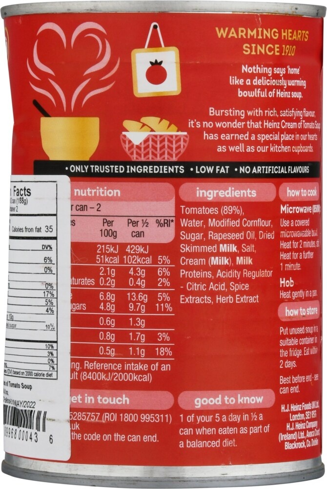 slide 2 of 5, Heinz Cream Of Tomato Soup - 14.1 oz, 14.1 oz