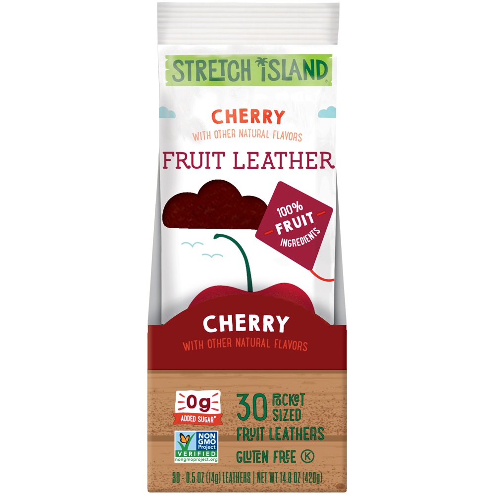 slide 3 of 8, Stretch Island Original Fruit Leather Cherry, 30 ct/0.5 oz