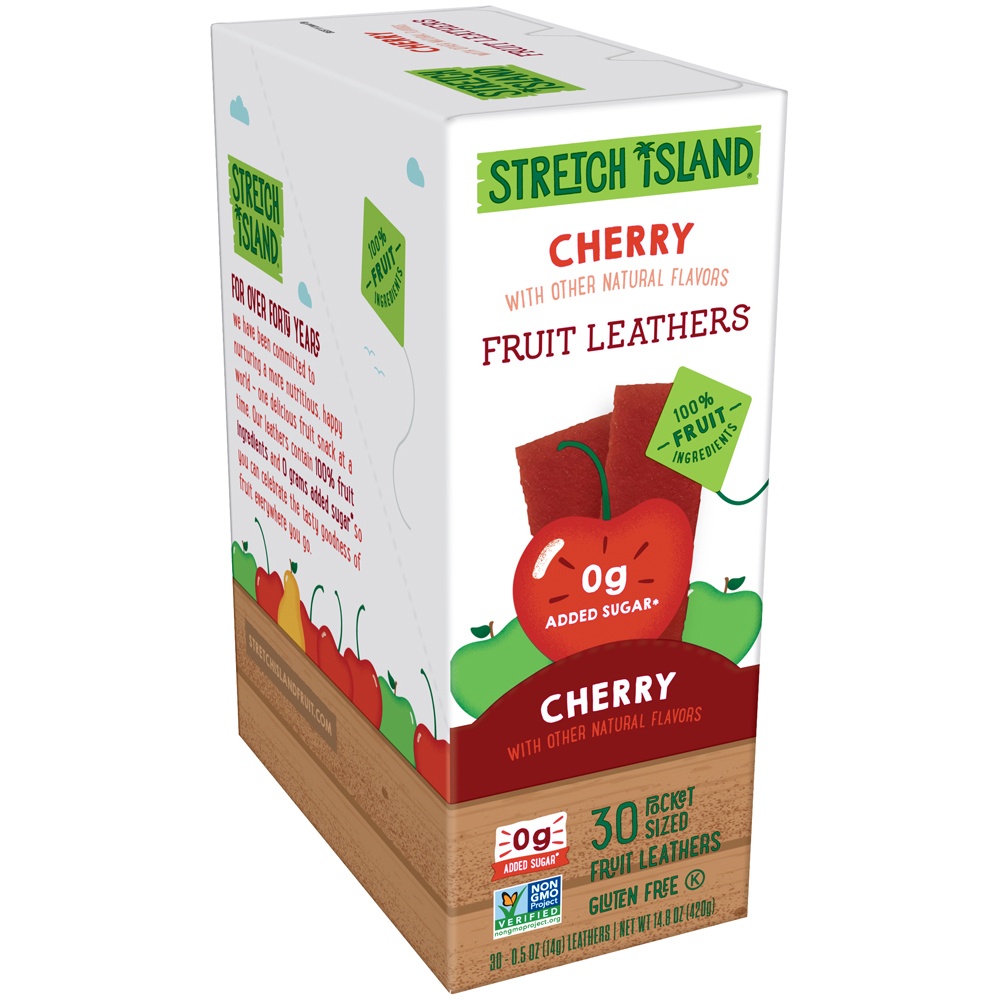 slide 4 of 8, Stretch Island Original Fruit Leather Cherry, 30 ct/0.5 oz