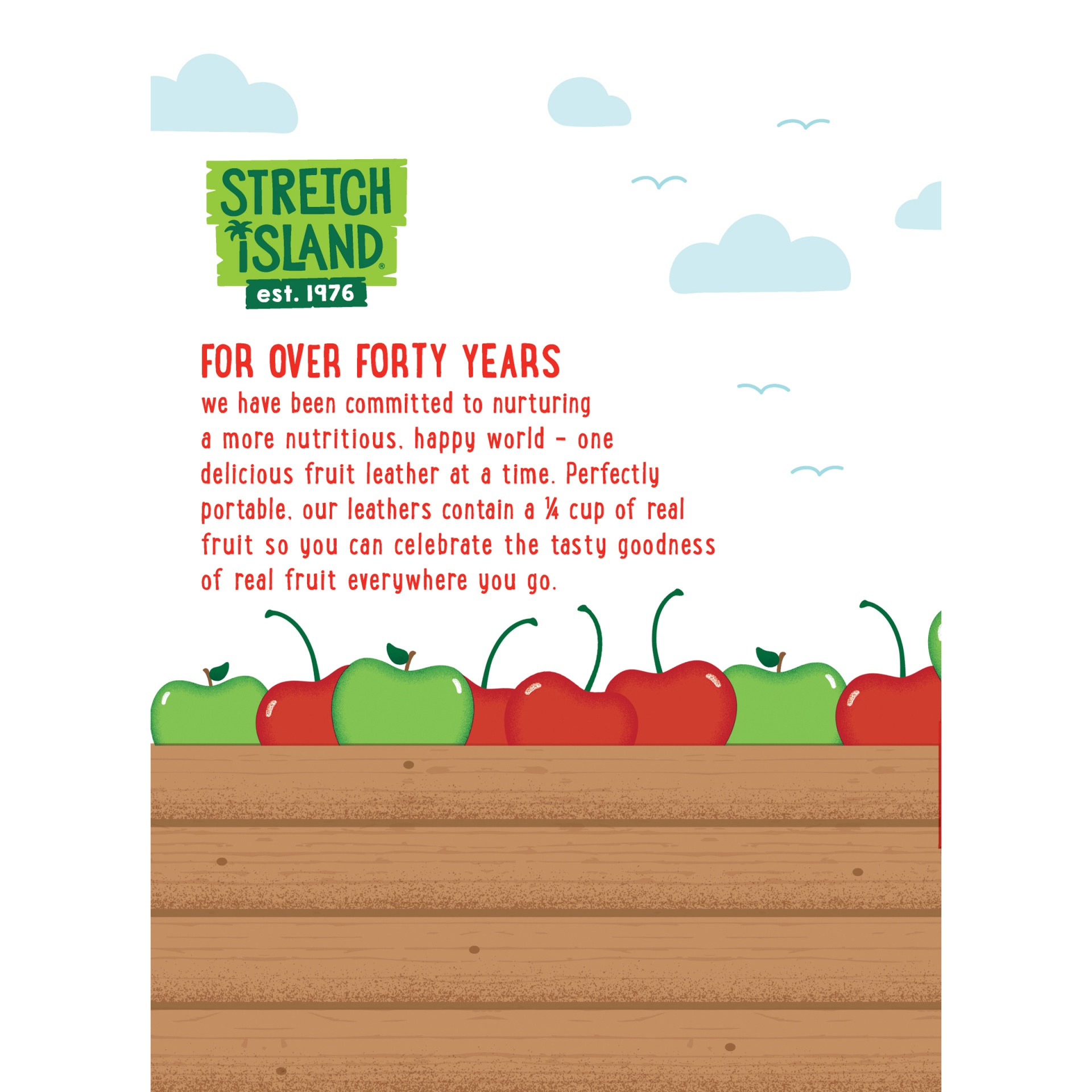 slide 2 of 8, Stretch Island Original Fruit Leather Cherry, 30 ct/0.5 oz