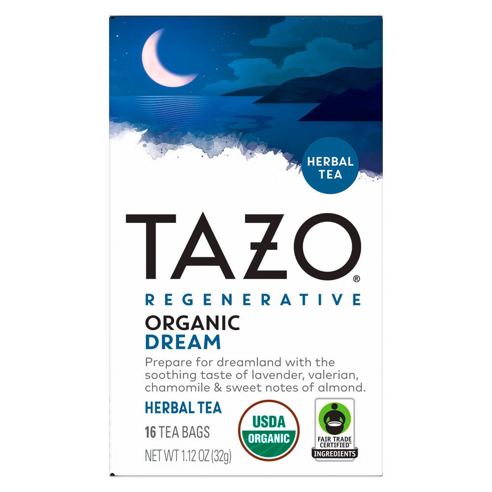 slide 2 of 3, Tazo Regenerative Organic Dream Herbal Tea, 16 ct; 1.12 oz