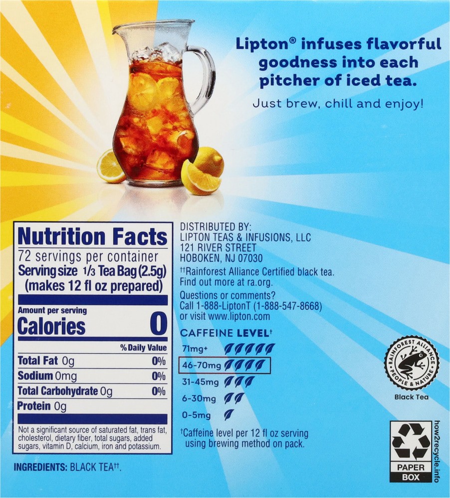 slide 2 of 2, Lipton Ice Tea Family Size 24ct, 24 ct
