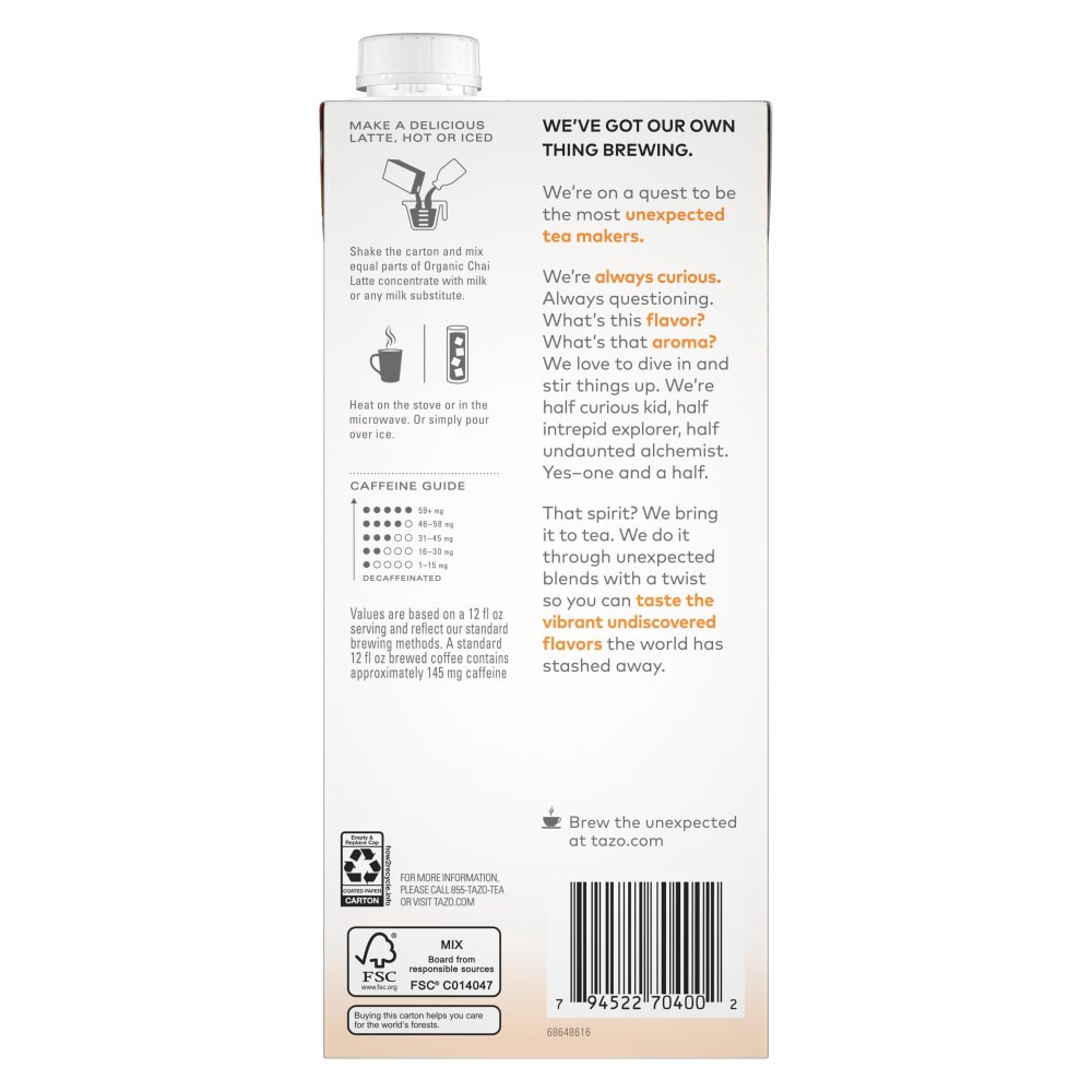 slide 2 of 5, TAZO Organic Chai, 32 fl oz