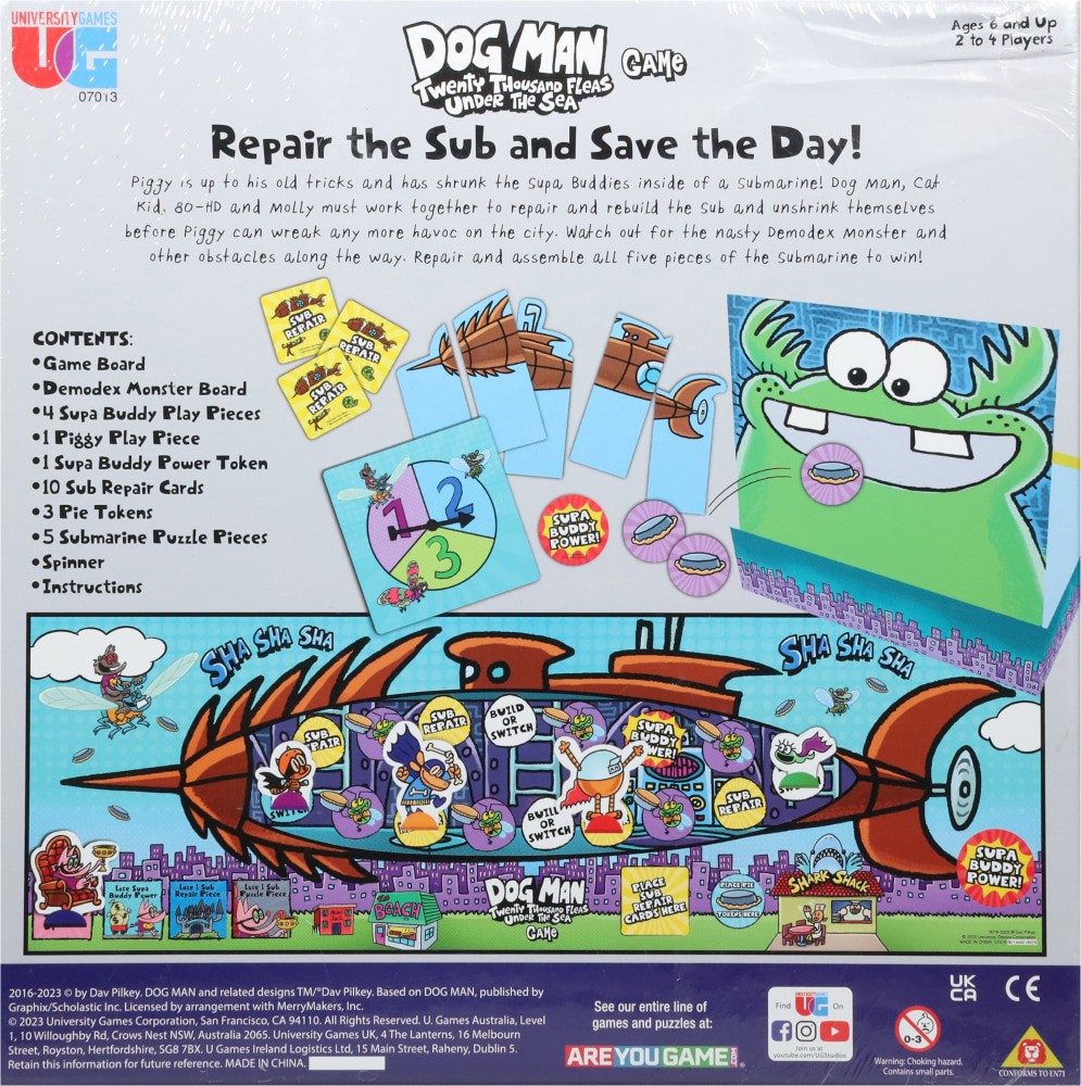 slide 2 of 3, Dog Man Twenty Thousand Fleas Under The Sea Game 1 ea, 1 ct