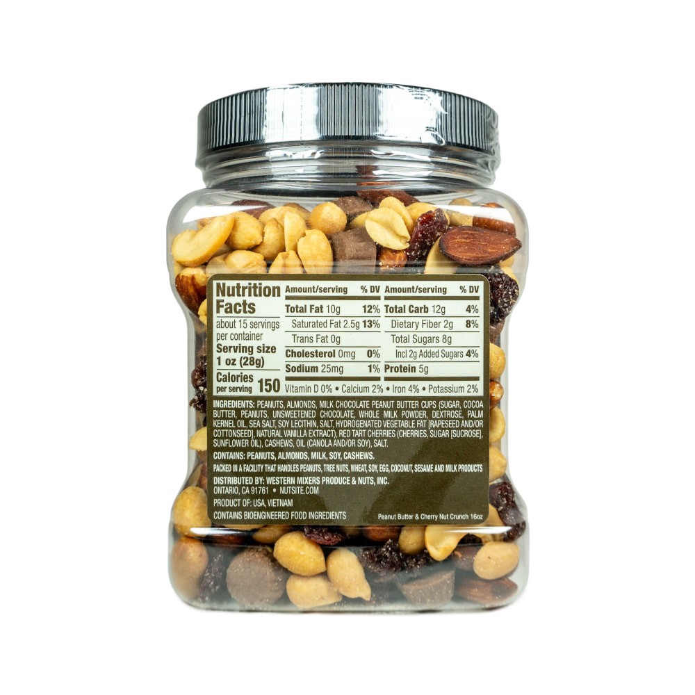slide 2 of 2, Treasured Harvest Peanut Butter & Cherry Nut Crunch Mixed Nuts, 16 oz