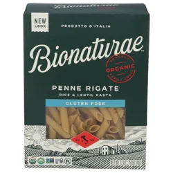 Bionaturae Organic Penne Rigate Gluten Free Rice & Lentil Pasta
