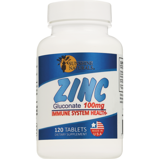 slide 1 of 1, Zinc Gluconate 100Mg, 1 ct