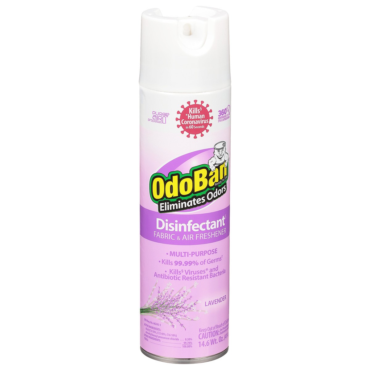 slide 6 of 10, OdoBan Oboban Lavender Can, 14.6 oz