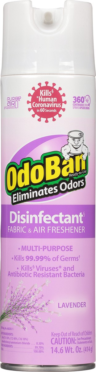 slide 4 of 10, OdoBan Oboban Lavender Can, 14.6 oz
