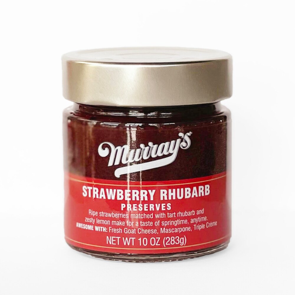 slide 1 of 1, Murray's Strawberry Rhubarb Preserves, 10 oz