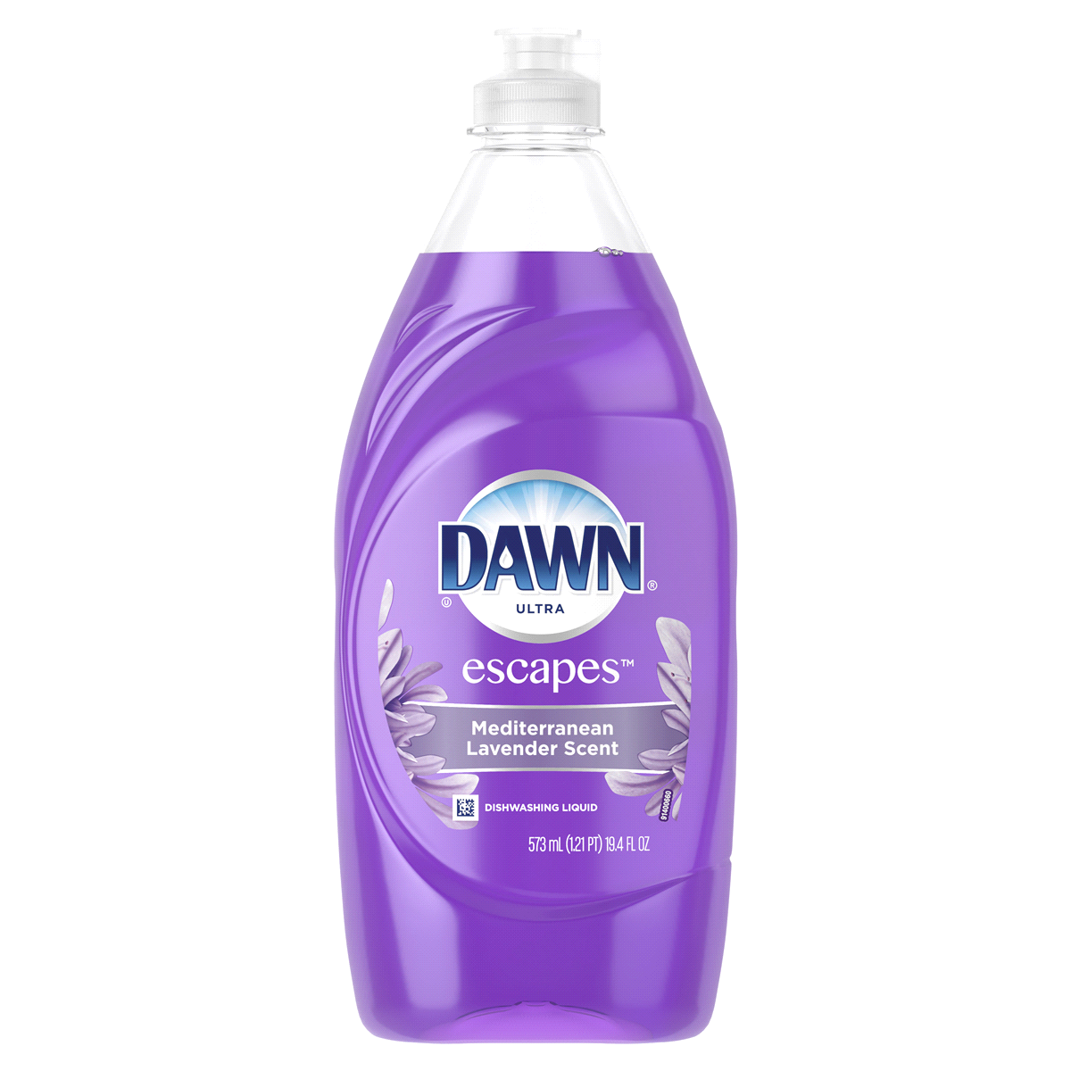 Dawn Ultra Escapes Mediterranean Lavender Scent Dishwashing Liquid 19.4 ...
